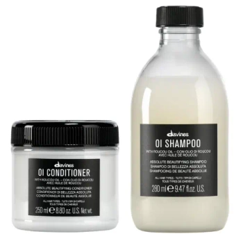 Zestaw Davines Oi nawilżający szampon 280 ml + odżywka 250 ml