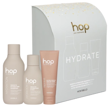 Zestaw Montibello HOP Hydrate szampon 300 ml odzywka 200 ml krem na końce 75 ml